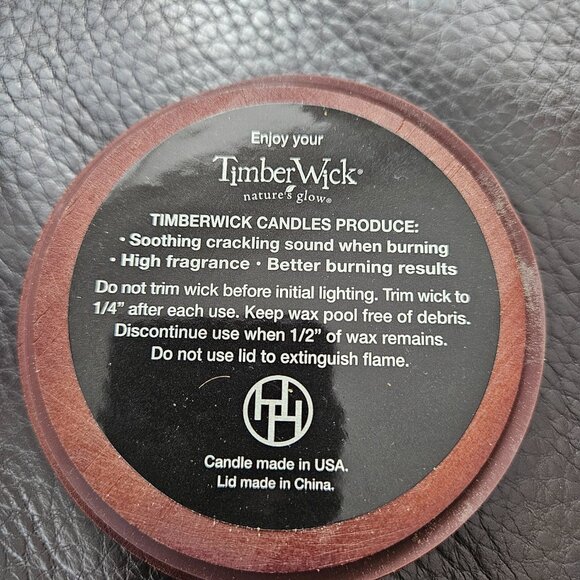 Timber Wick Scented Candle With Wood Lid 10 oz New - Picture 5 of 6